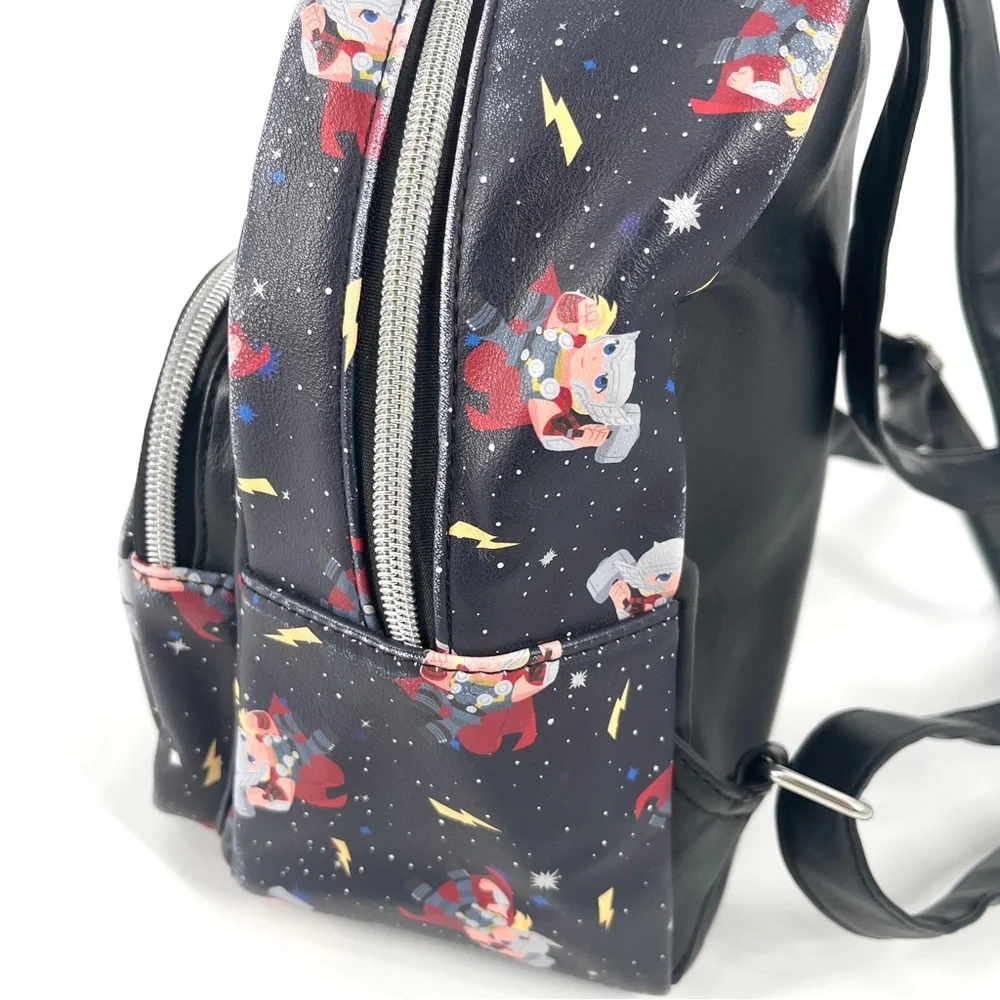 Loungefly Marvel Thor Chibi Galaxy Love and Thunder Mini Backpack